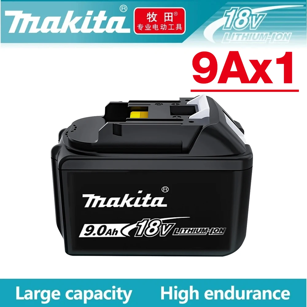 Originele Makita 18V batterij 6ah, met batterij-indicator Oplaadbare Makita-batterij, BL1830 BL1840 BL1850 Power Tool-batterij