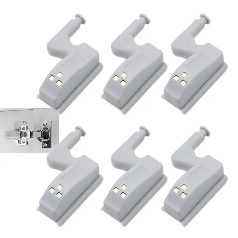 

Hinge LED Light For Cabinets Cabinet Door Hinge LED Sensor Lights Wardrobe Hinge Light Cupboard Closet Night Lights Smart Touch