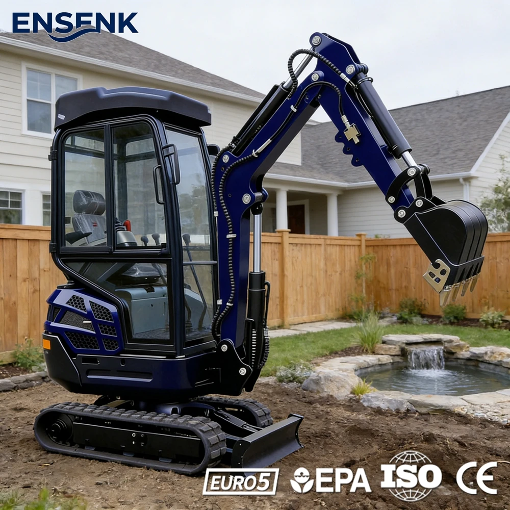 

Factory Direct Mini Excavator 1.8Ton Suitable For Family Use Construction Baumaschinen Bagger 1.5 Tonnen Koparka Europe