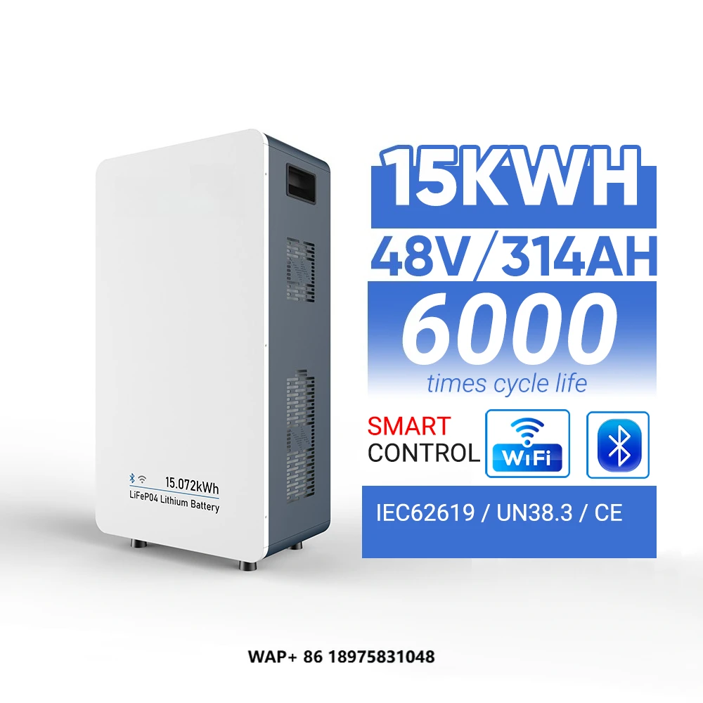 

Lithium-on Battery Pack 48V 15kwh 314Ah Home Energy Storage Lifepo4 with Long 6000 Cycle Life