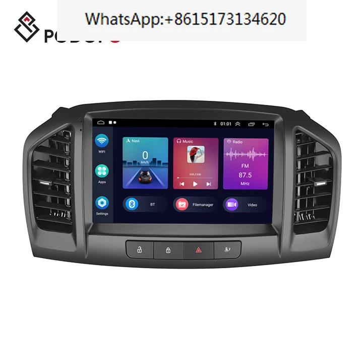 Podofo Android 11 Car Radio 9-inch for 2009-2013/Opel Insignia 2008-2012 Carplay Android Auto BT GPS WiFi HiFi RDS