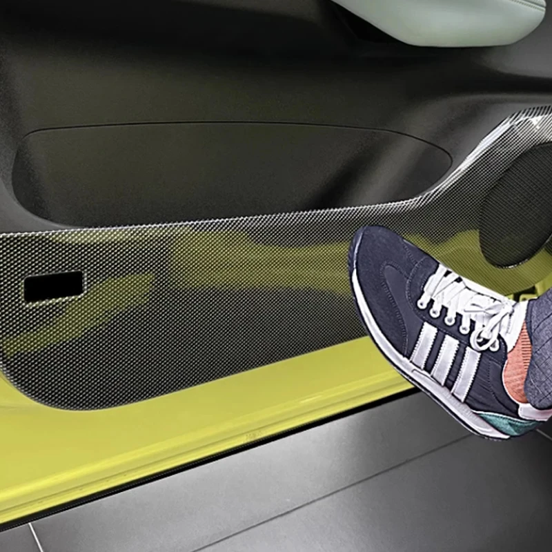 For BYD Seagull 2023-2024 Car Door Anti-kick Protection Cover Stainless Steel Accessories
