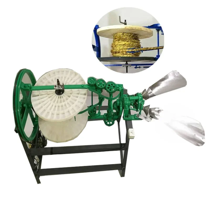 high efficiency twisted rope machine straw rope machine coconut fiber rope making