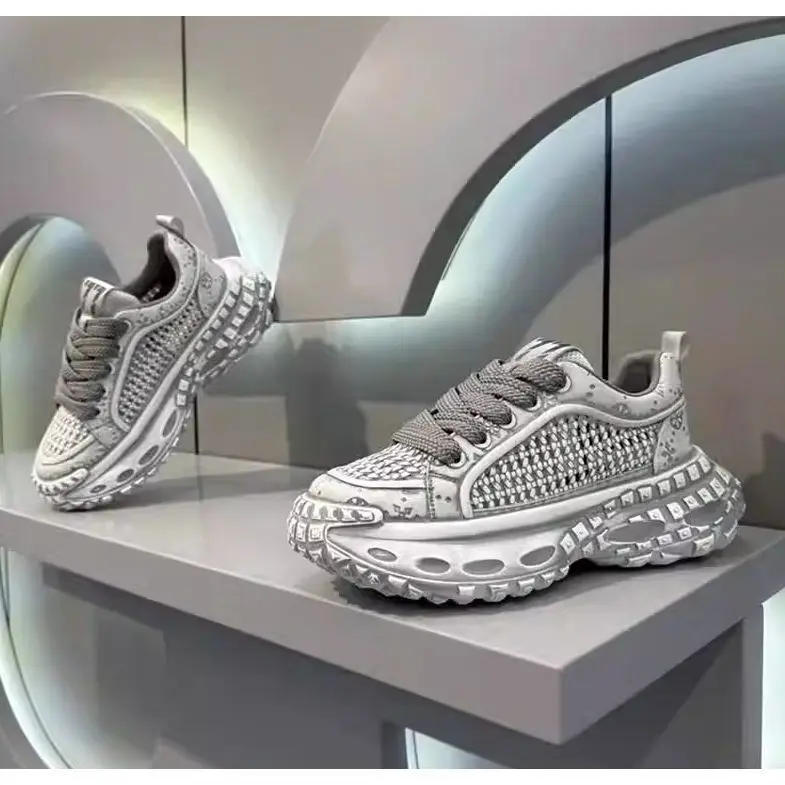 

Spring and Autumn new high-quality casual sneakers Teenagers multi-functional sports running shoes fashion heightened thick sole