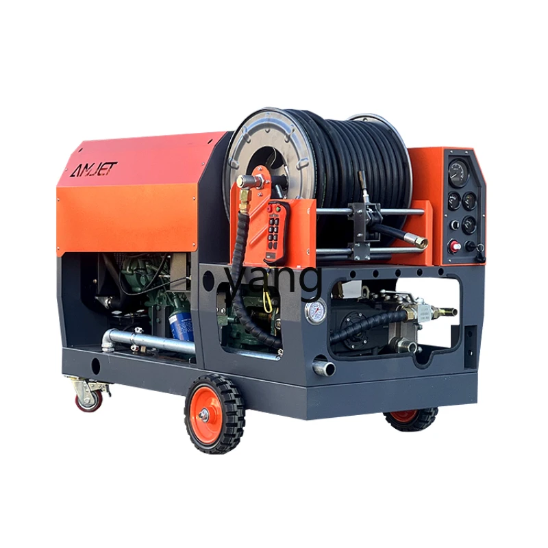 CX Four Cylinder Gasoline Diesel High Pressure Pipe Unclogging Cleaning Machine Property Community Hotel