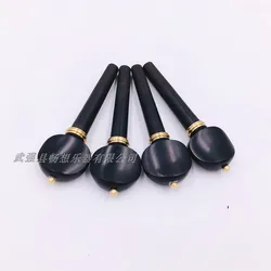 20pcs Top Quality Natural Ebony 4/4 Violin peg,boxwood decoratin