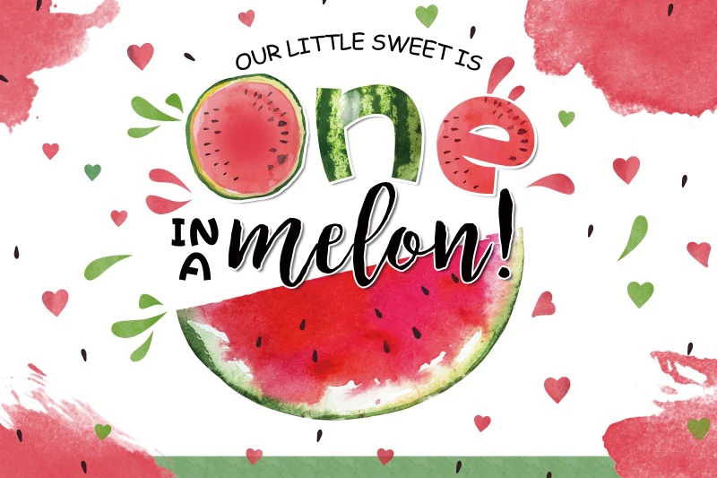 Strawberry Watermelon Fruit Photocall Newborn Baby Birthday Party Photography Backdrops Photo Backgrounds For Photo Studio