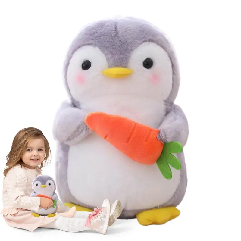 

Cute Penguin Plush Plush Toys Stuffed Animal Penguin Carrot Plush Pillow Penguin Plushie Stuffed Toys Plush Doll For Boys Girls