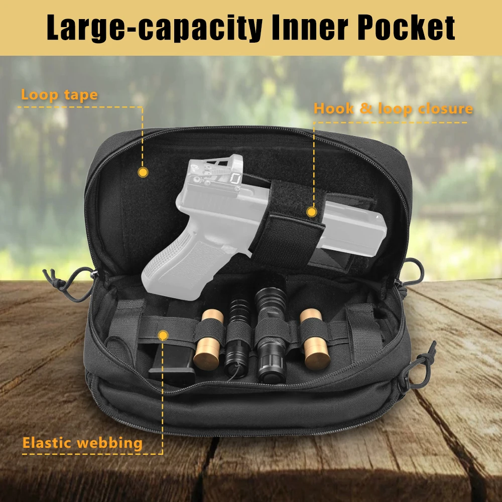 Tactical Pistol Waist Bag CCW - Edc Carry Fanny Pack 评论和价格