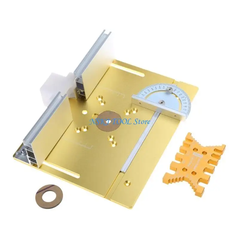 

L8RC Router Plate Aluminum Router Table Plate for Woodworking Router Table Insert Plate Trim Router Trimming Tools