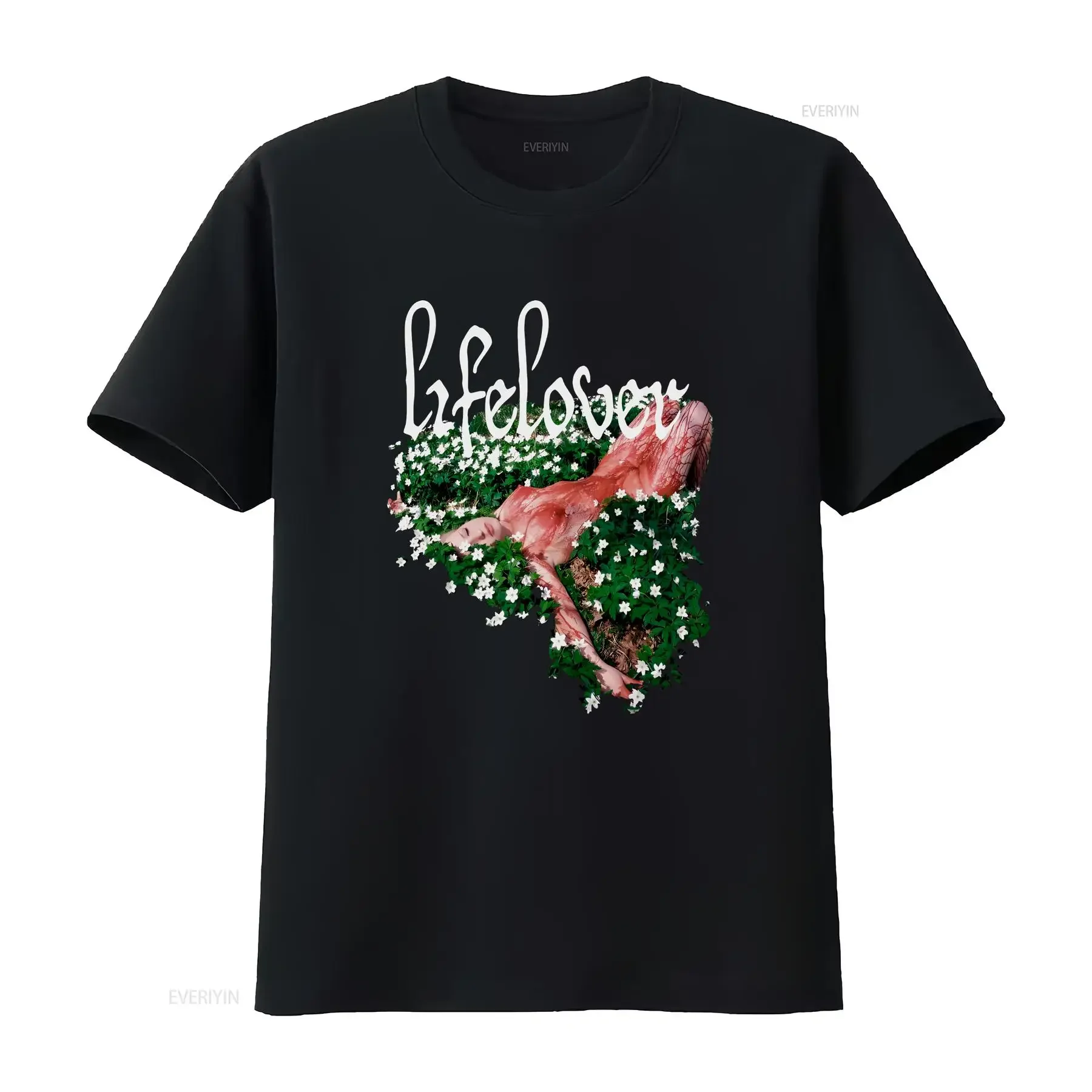 LIFELOVER T Shirt Metal DSBM ColdWorld Anti Gris Abyssic Hate Sterbend S 5XL vintage Washed Casual fashion Breathable Slightly
