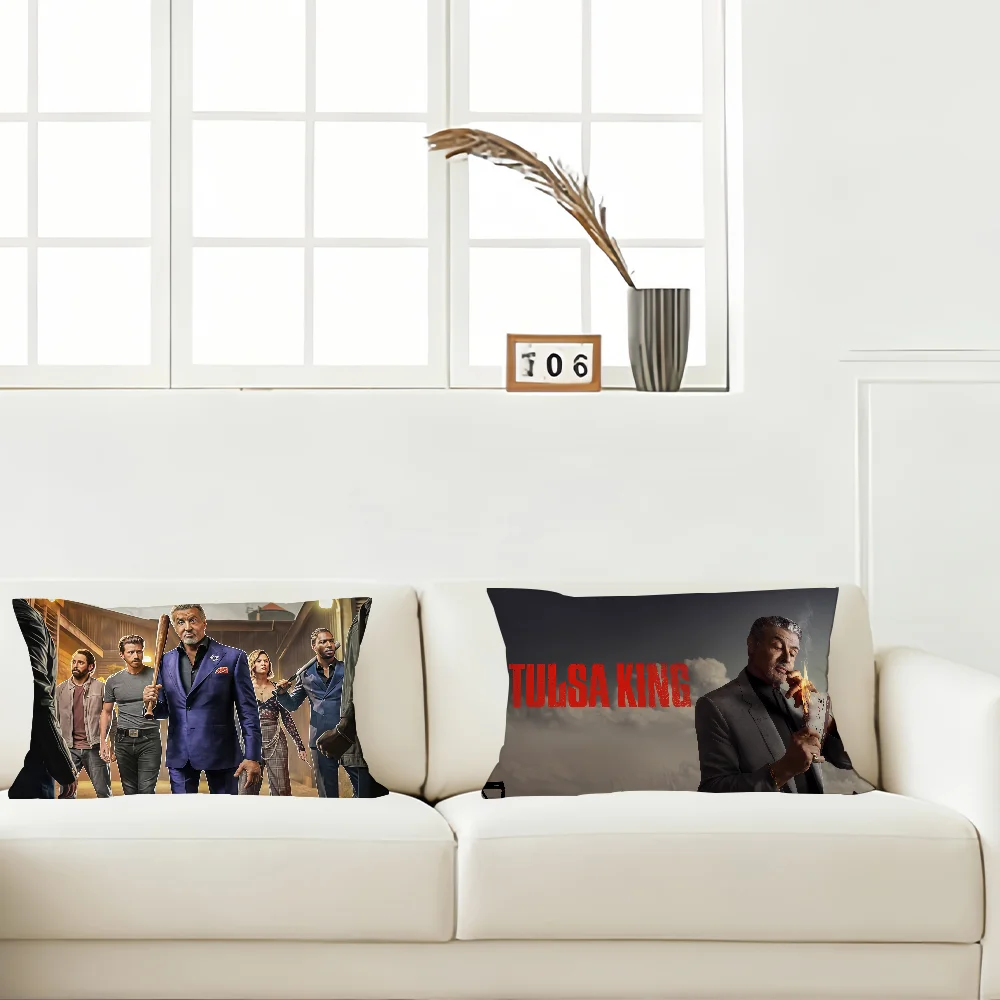 غطاء وسادة من فيلم الرعب T-Tulsa K-King مناسب لوسائد مستطيلة لتزيين المنزل وأريكة غرفة النوم والمكتب