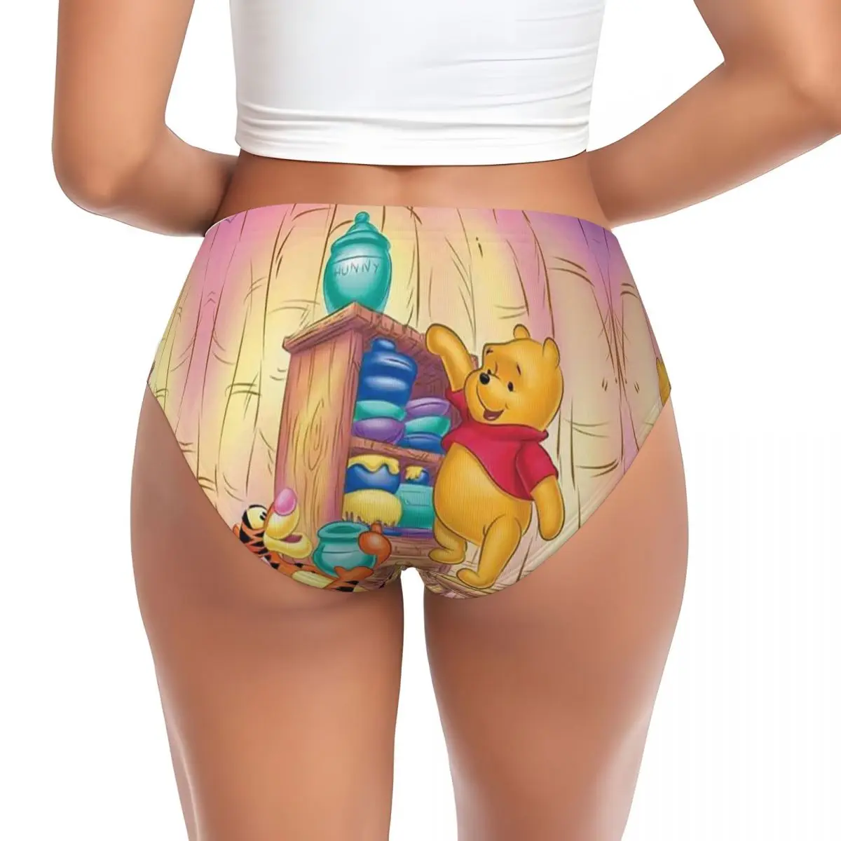 الرسوم المتحركة النسائية المخصصة ويني ذا بوه سراويل داخلية مريحة