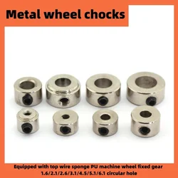 10Pcs RC Plane Landing Gear Stopper Set Wheel Collar 3.1mm Stainless Steel Exquisite Craftsmanship Model Aircraft Part