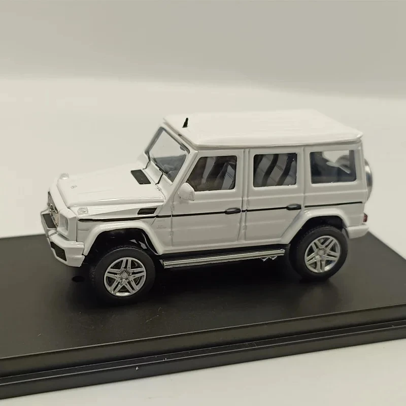 Scala 1:64 per modelli di auto in lega SUV di classe G63 reali tirare indietro i veicoli fuoristrada pressofusi giocattoli per i regali della