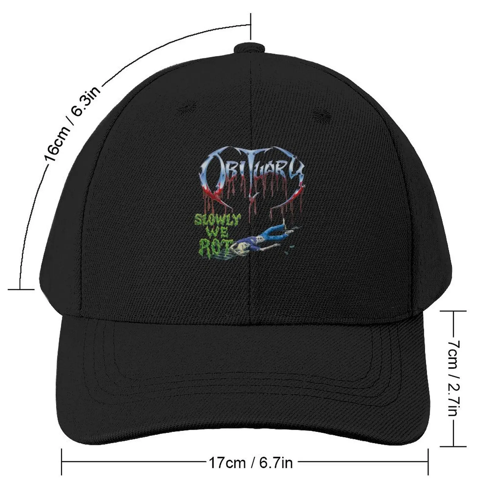 Obituary Baseball Cap Sunhat Thermal Visor Luxury Cap Women's Hats For The Sun Men's