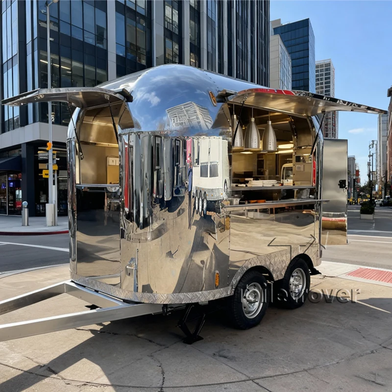 

Customization High Quality Solar Power Food Truck Made in China Tacos French Fries Baked Potatoes Sandwich Food Trailers Wraps