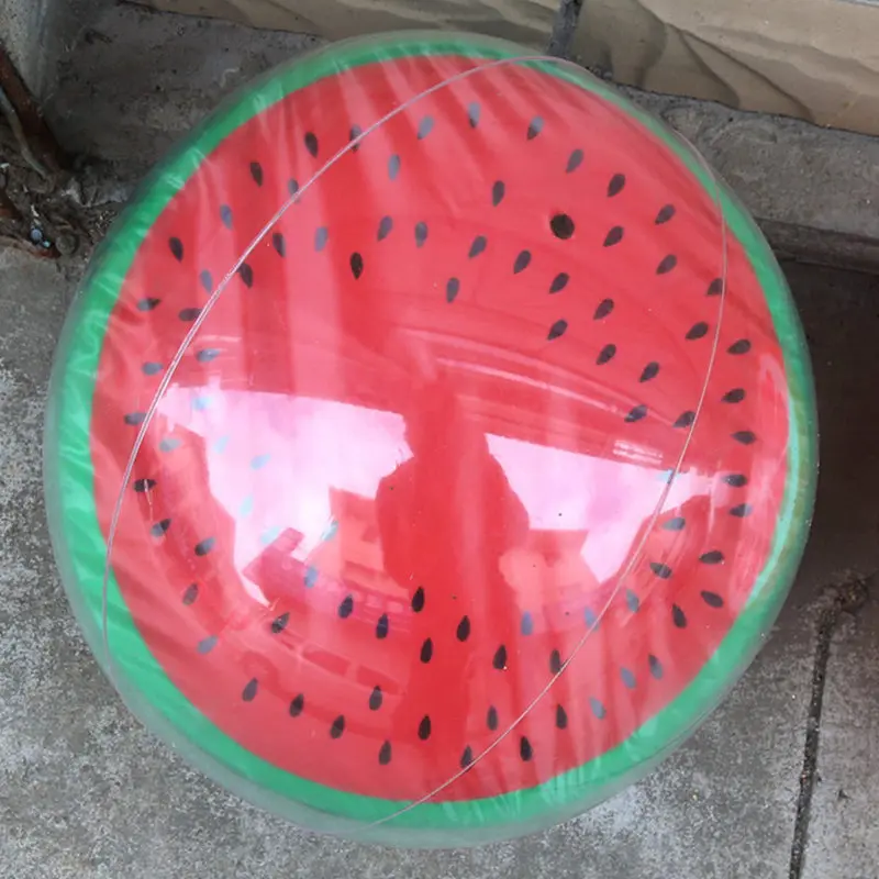 Bola inflável de melancia, 90cm, formato de laranja, para festa na praia, verão, piscina, balões d'água, esporte de praia, brinquedos flutuantes divertidos