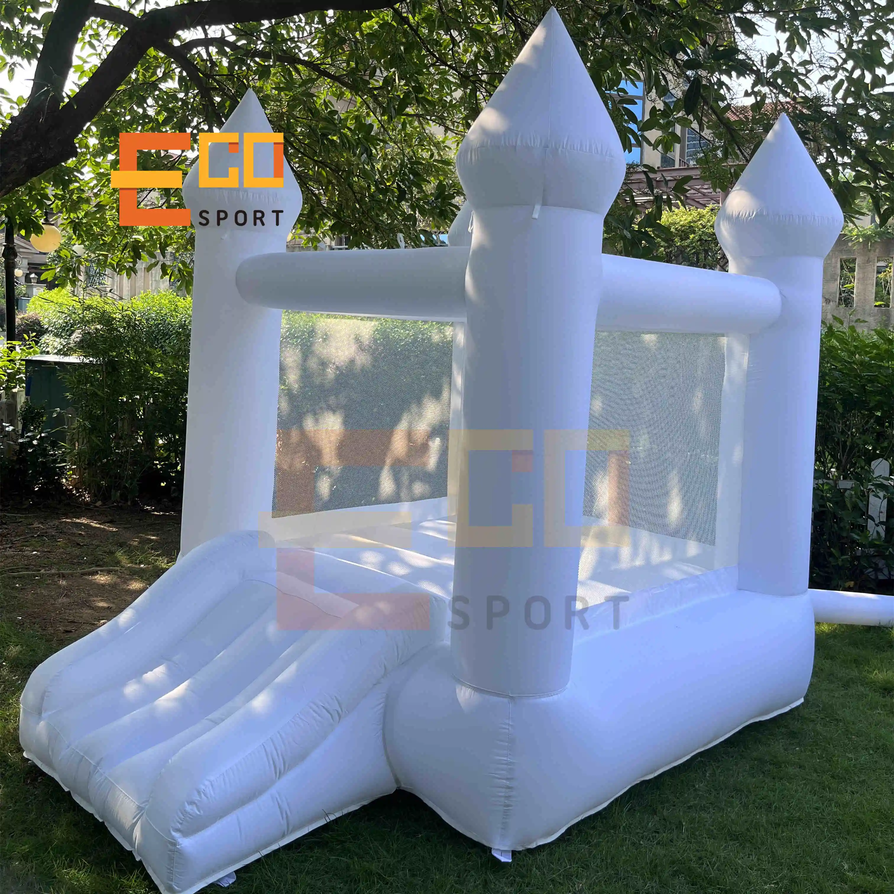 Mini Casa de rebote inflable Oxford para niños, castillo hinchable para niños pequeños, Decoración de cumpleaños, casa de rebote de Luna, juego suave