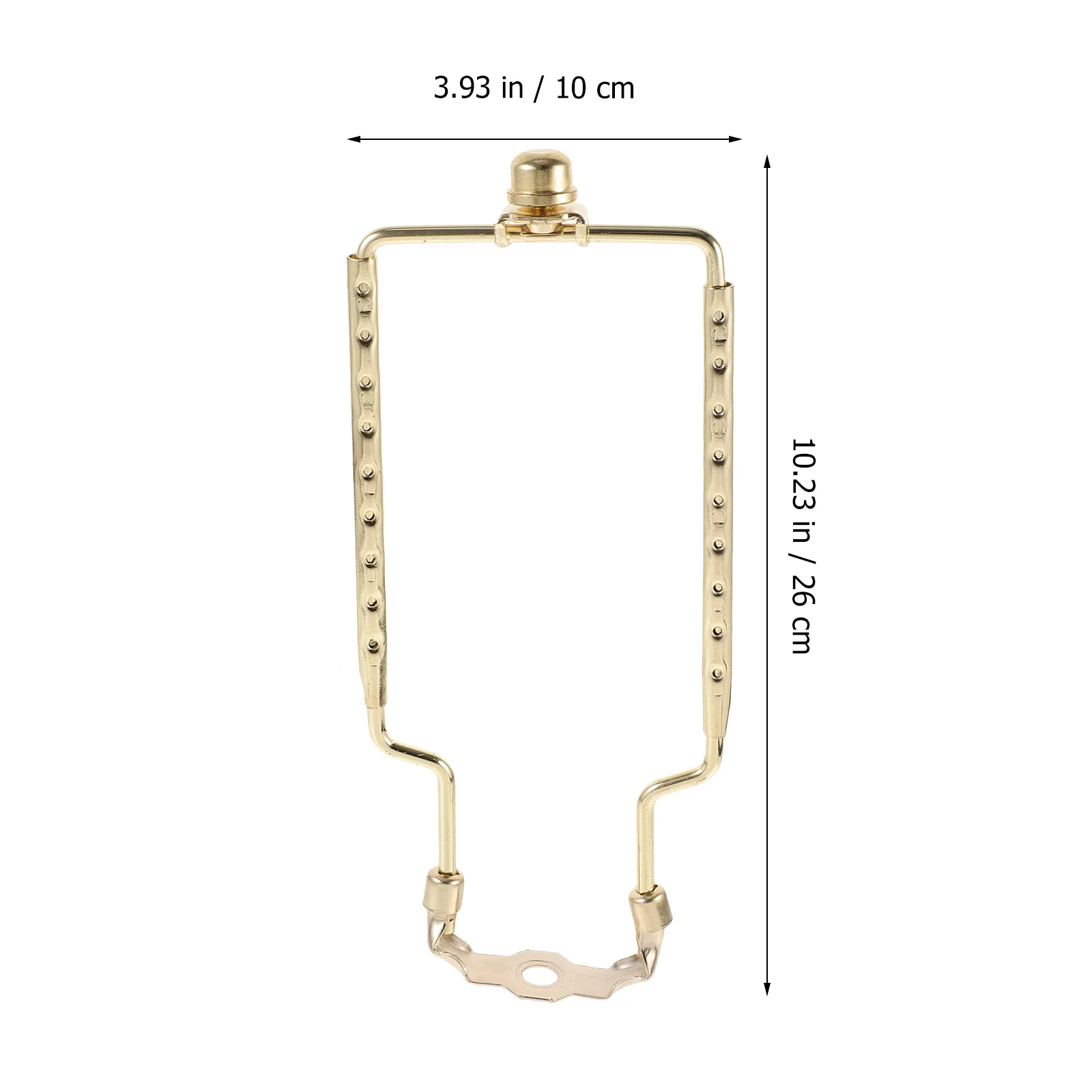 

1pcs Lampshade Harp Holder Iron Plastic Floor Table Lamp Bracket Durable Lightweight Frame Horn Accessory Decorative