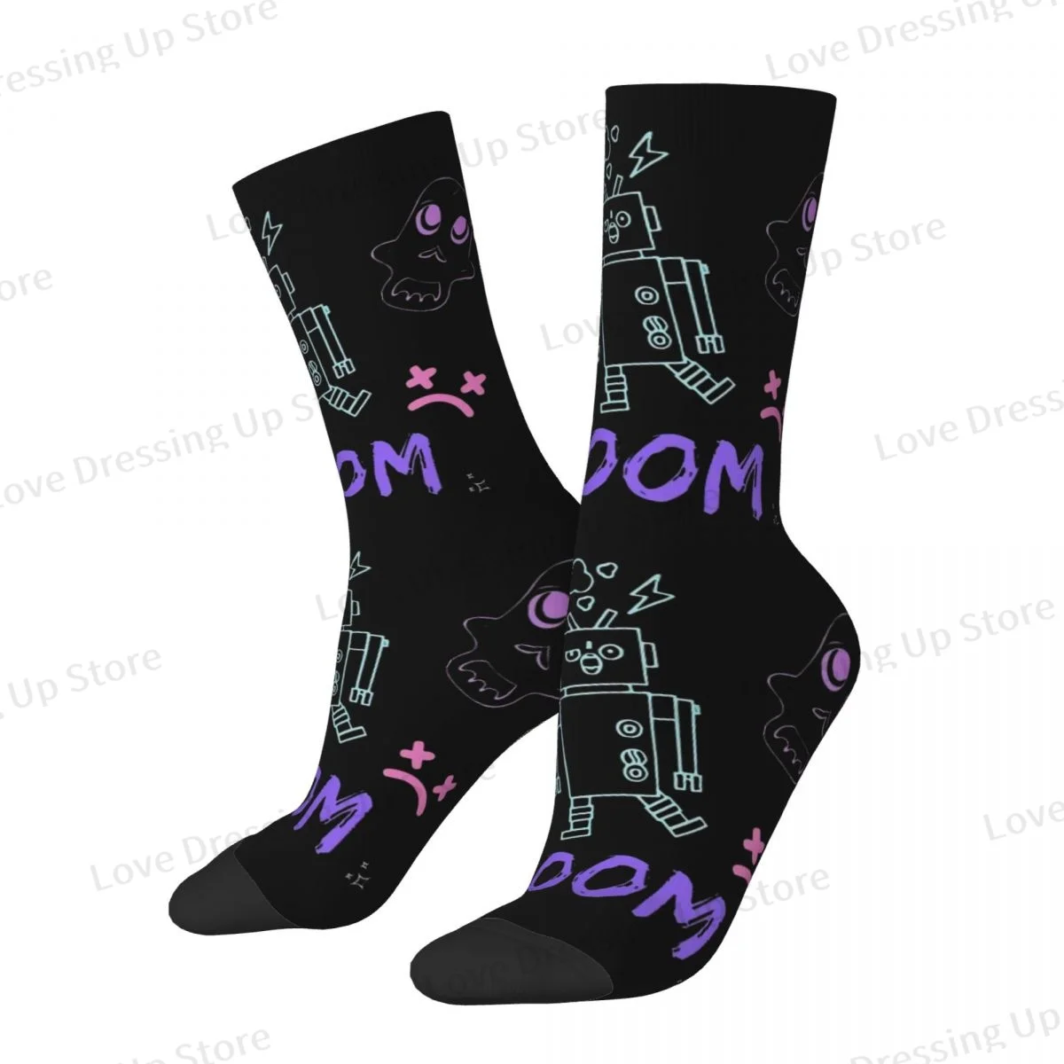 Unisex Winter Socks Monkey Bomb Running Happy Socks Street Style Crazy Sock