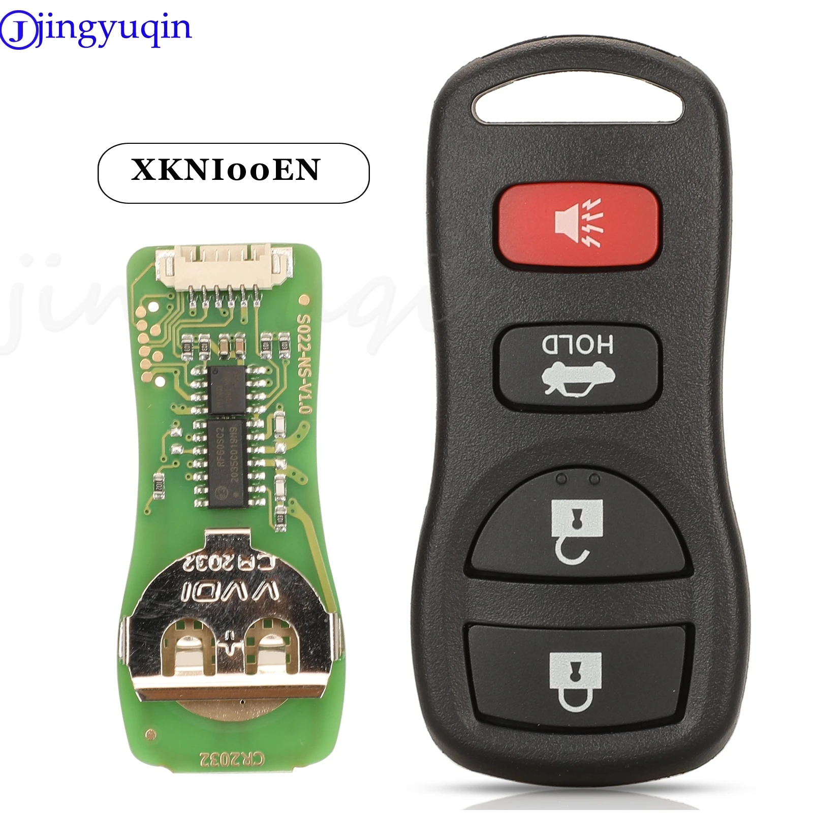 

Jingyuqin XKNI00EN Xhorse Wire Universal Remote Key For Nissan Separate For Vvdi Key Tool Vvdi2 4 Buttons