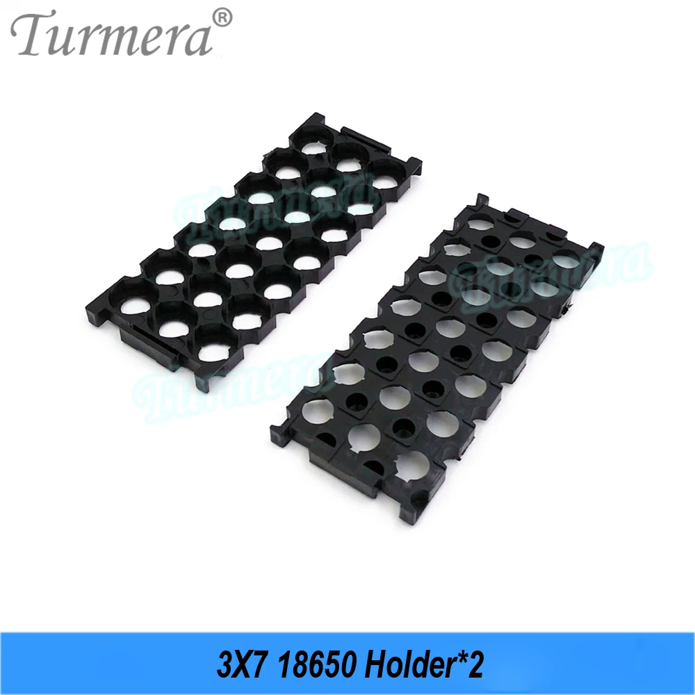 Turmera 3S7P 7S3P 18650 Battery Holder Case with Welding Nickel for 29.4V Electric Bike or Replace 12V 24V Lead-Acid Battery Use