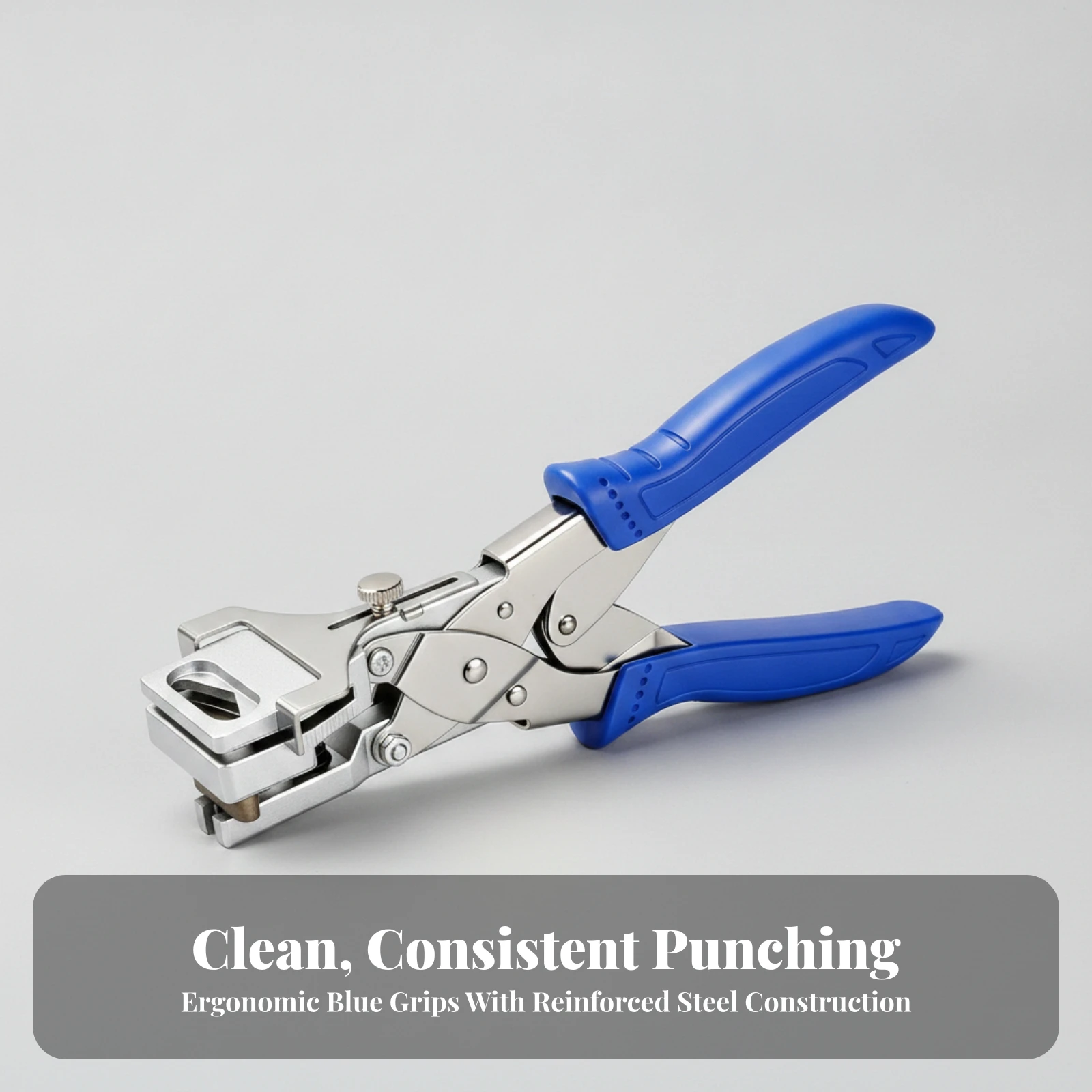 Triangular Hole Punch All-Metal Handheld Punching Pliers Long-Lasting Tool Non-Slip for Retailers, Retail Displays, Packaging