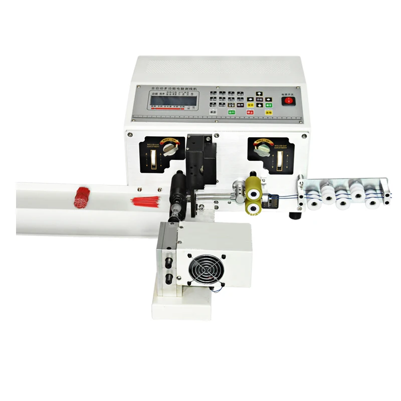1PC Automatic Stripping Machine 220V Computer Cut Lines Universal Stripping Plus Twisting Machine Double Line Twisting Machine