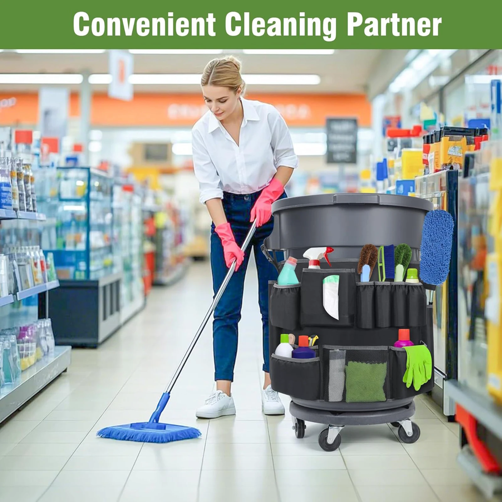 Trash Can Caddy Bag…