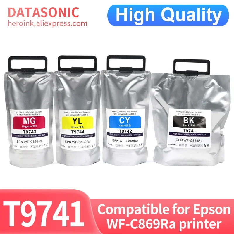 

T9741 T9742 T9743 T9744 Ink Cartridge With Pigment Ink For Epson WorkForce Pro WF-C869R Ra WF-C869RDTWFC WF-C869RD3TWFC Printer