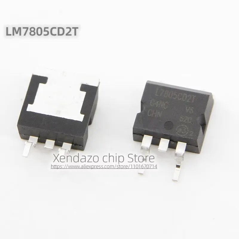 10pcs/lot L7805CD2T L7805 TO-263-2 package Original genuine Three terminal voltage regulator