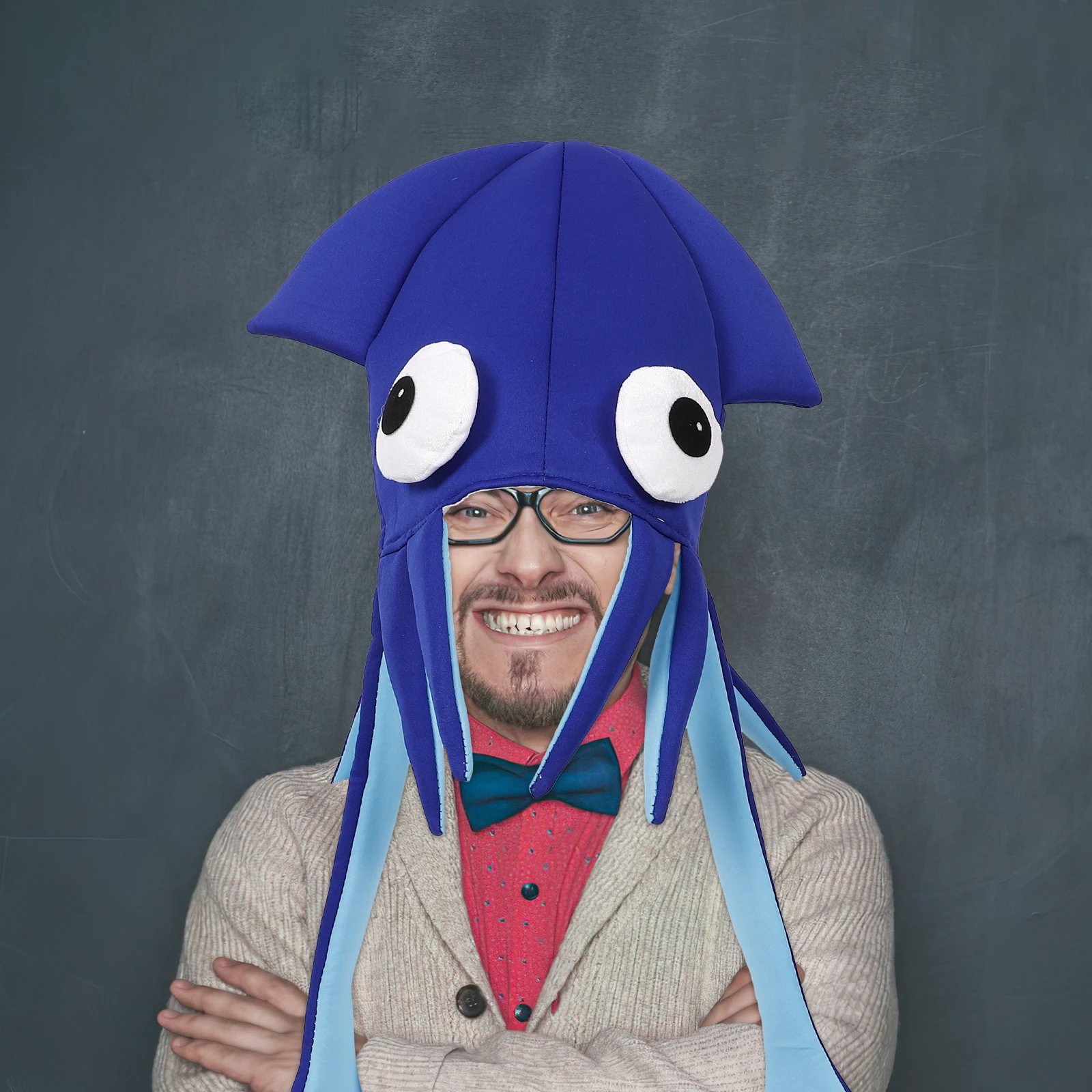 

Squid Hat Funny Novelty Octopus Animal Cap Fabric Costume Accessory Party Cartoon