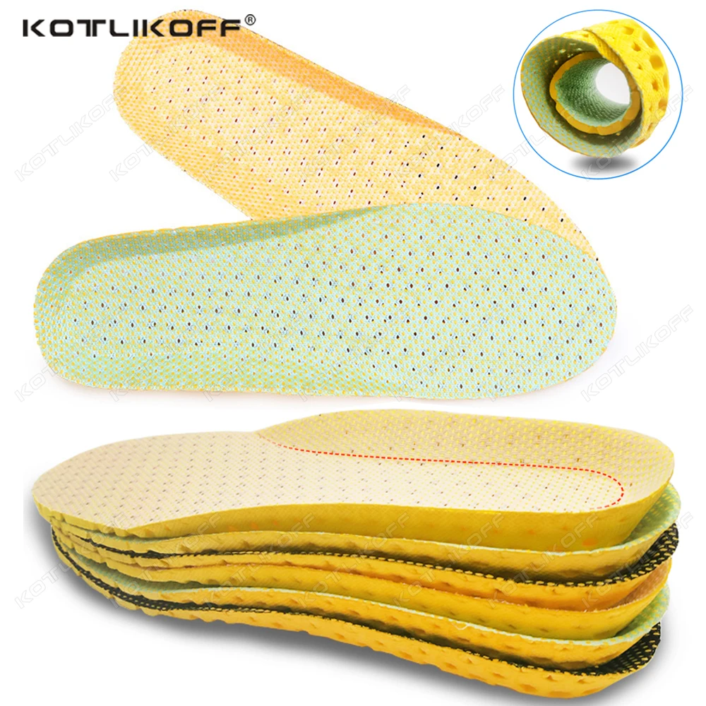 1 Paar orthopädische Memory-Schaum-Einlegesohlen für Füße, Schuhsohle, Polster, Mesh, Deodorant, atmungsaktive Turnschuhe, Laufkissen für Männer und Frauen