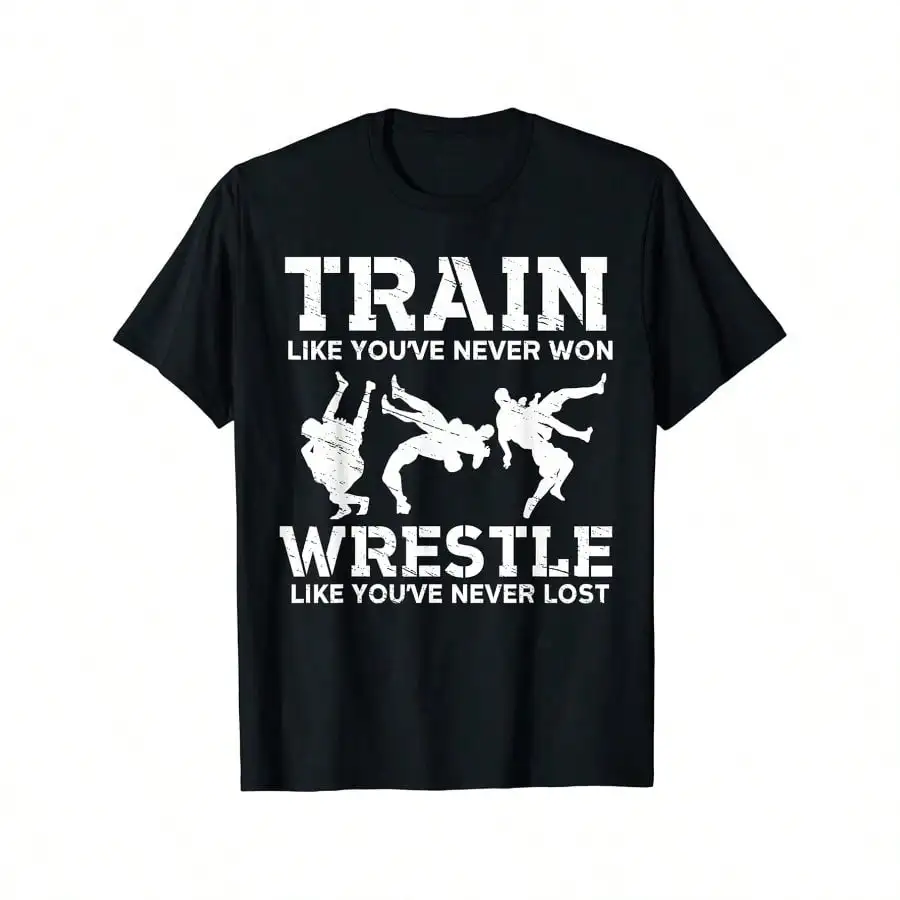 

Train To Wrestle MMA Wrestler Motivational Wrestling T-Shirt 3390