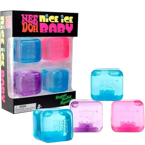 Schylling Needoh Nice Cube Sensory Toys Stress Relieving Blocks Pinching Relieving Puzzle Solving Venting Children Souvenir