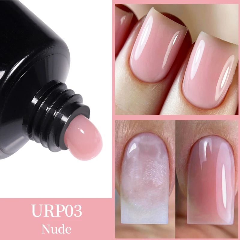 UR SUGAR 15ml Extension Gel Nail Polish White Clear Transparent Hard Gel Construction Soak Off UV LED Quick Building Varnish