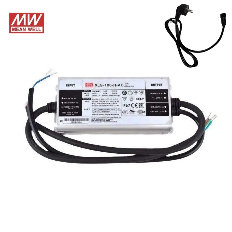 

Импульсный источник питания MEANWELL для samsung LED lm301h, 100 Вт Φ/150 Вт, 27-56 в, с постоянным питанием
