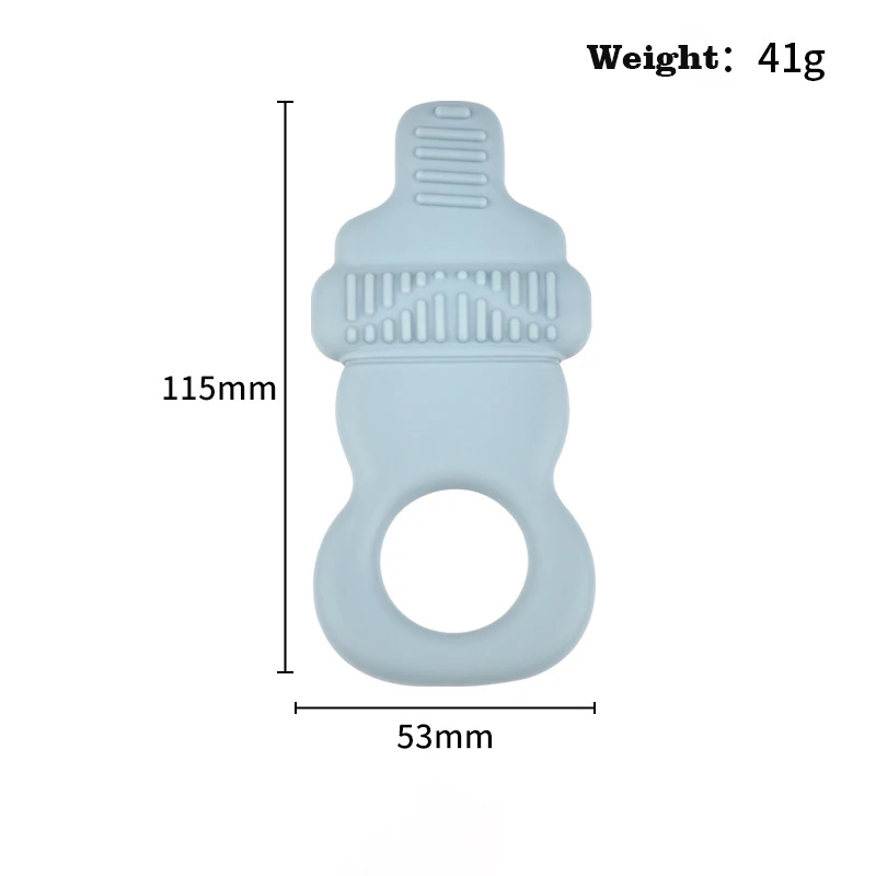 Pegamento Dental de silicona para bebé, palo de molienda para dientes de bebé, se puede hervir y BiStar en agua, juguete, herramienta de molienda manual anticomer, nuevo