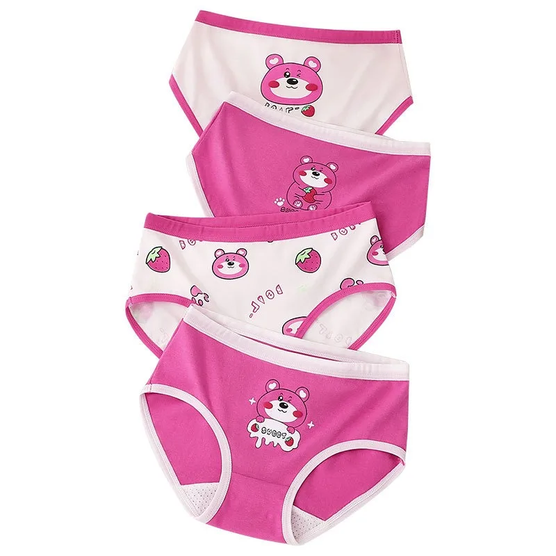 2-14 Years Old Cartoon Girls Briefs Panties Kids Underwear Girls Clothes for 2 3 4 5 6 7 8 9 10 11 12 13 14 Year Old 2083