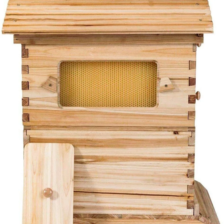 Picture 5: Spot supply Automatic flow honey spleen beehive Self-flow honey nest frame Nest base Automatic honey beehive Boiled wax beehive