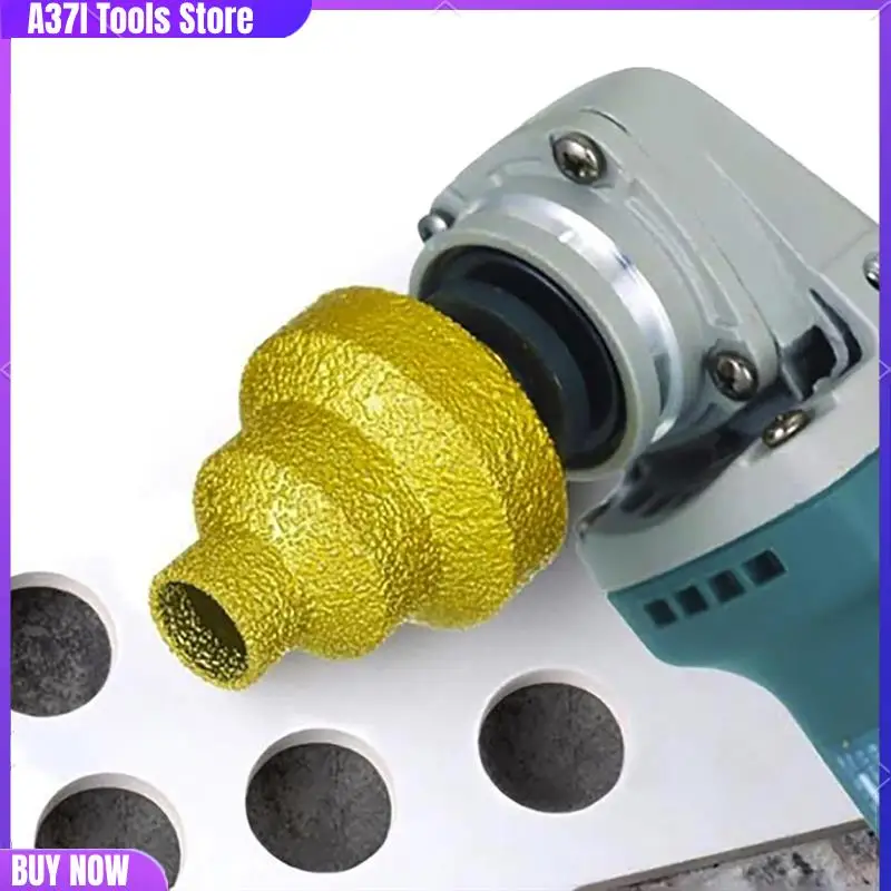 

Three-Step Diamond Drill Bit M10 Brazed Diamond Tower Drill For Metal, Concrete, Tile & Stone-[A37I]