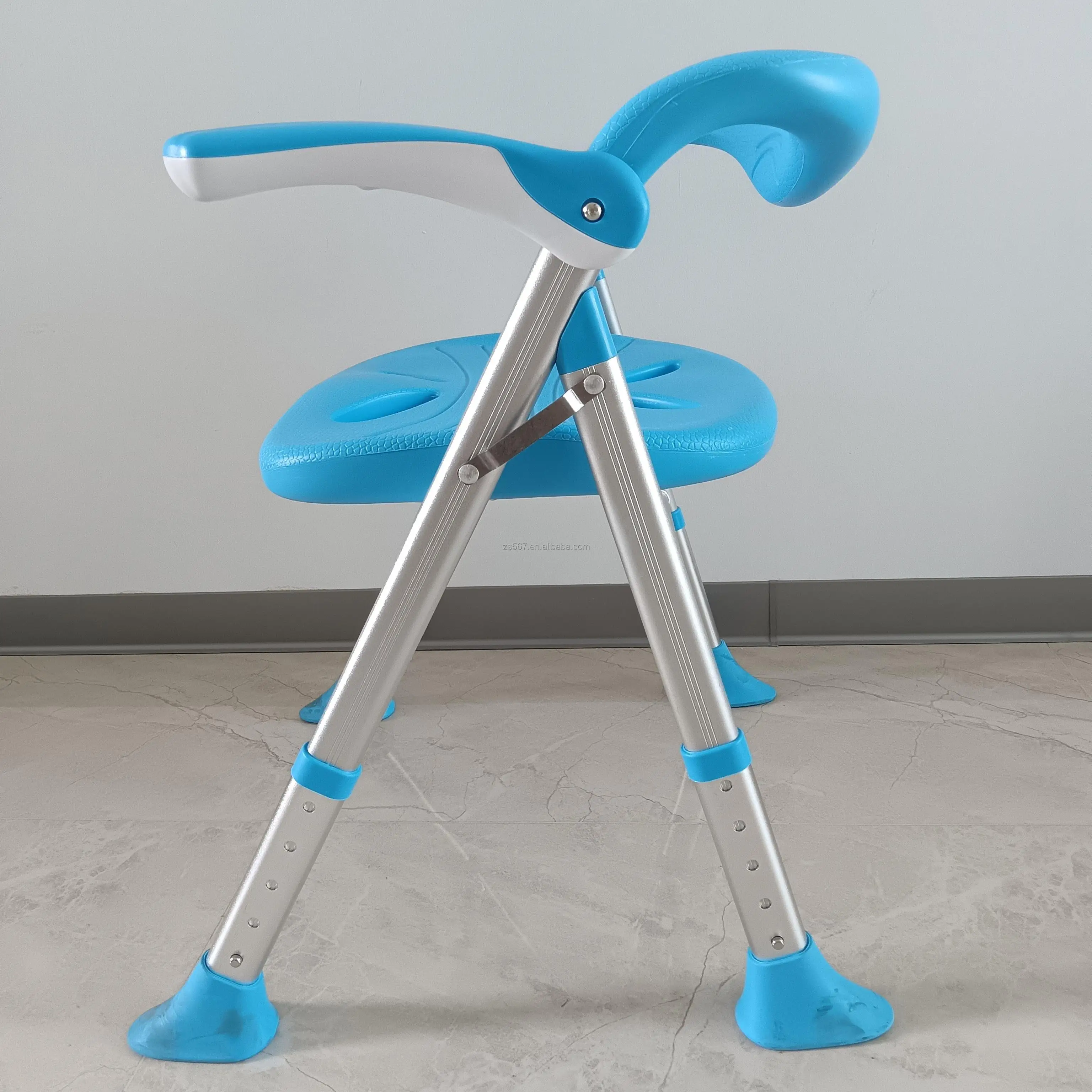 Kursi Mandi Kamar Mandi Lipat Ringan Anti Selip Dengan Sandaran Untuk Lansia