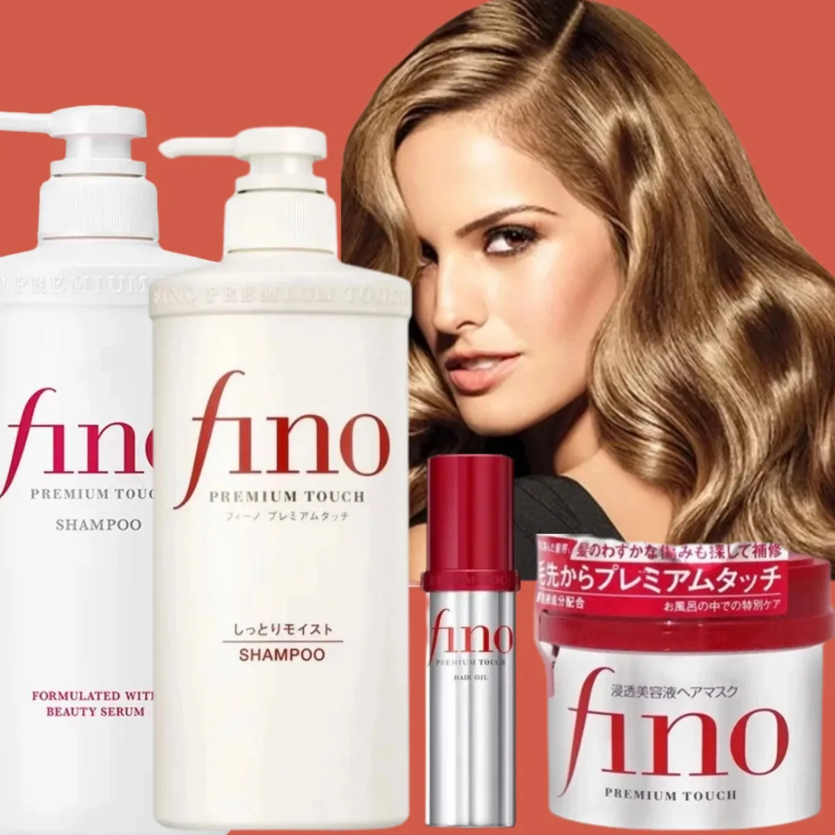 

Japanese Fino Shampoo & Conditioner Set Keratin Deep Care Conditioner Dry Damaged Hair Restoring Nourishing Hair Mask Hair Care