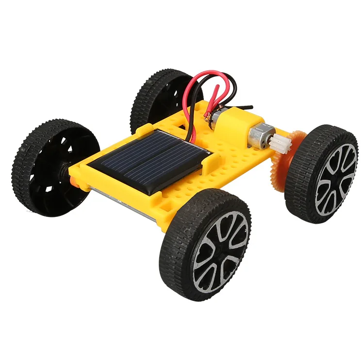 1pcs Mini Solar Powered Toy DIY Car Kit/Solar Panel Powered Car