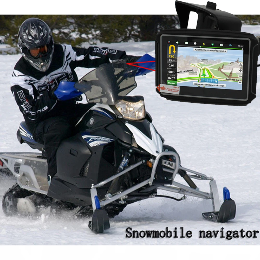 4.3 "نظام Wince 6.0 8Gb فلاش للدراجات النارية نظام تحديد المواقع الملاح مقاوم للماء خريطة محملة Karadar MT4302