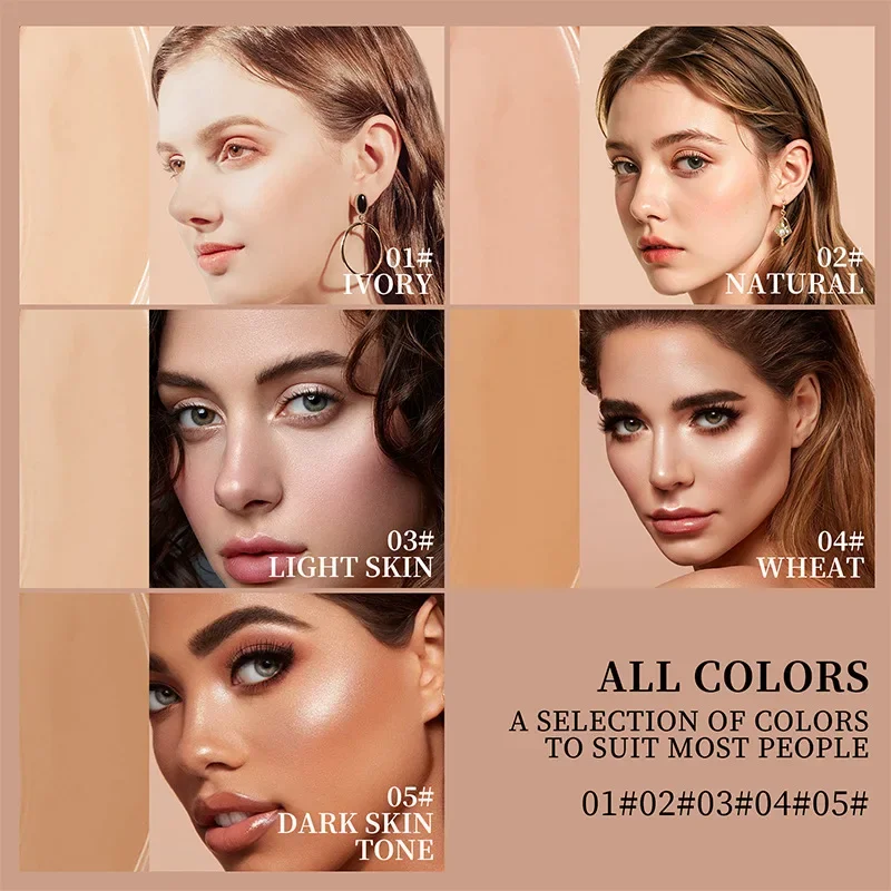 OCHEAL matowy podkład w kremie w sztyfcie wodoodporny trwały kontrola oleju pokrywa trądzik baza gładka nawilżająca rozjaśniająca korektor makijaż