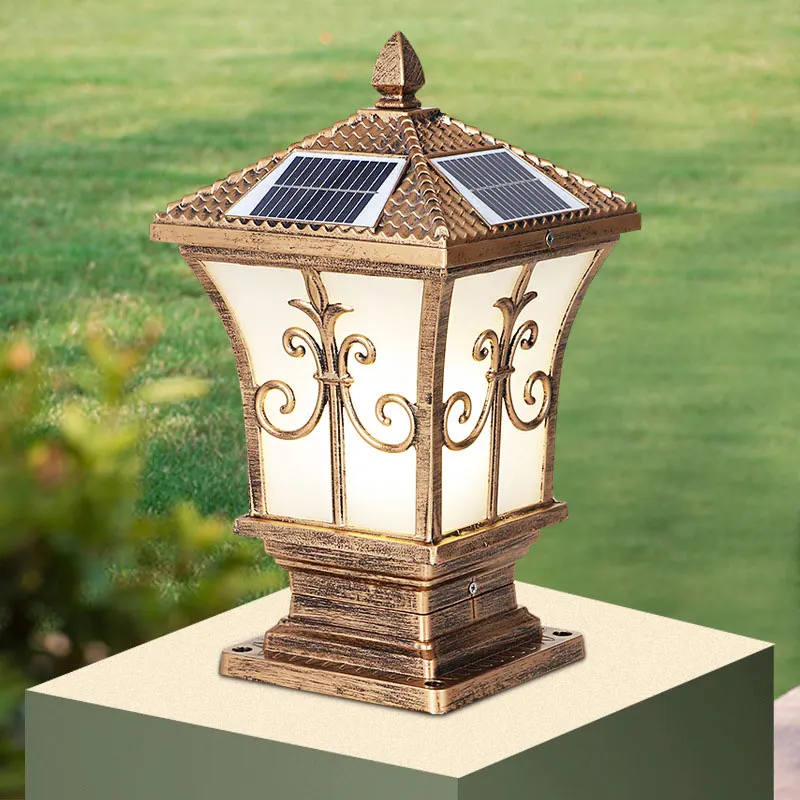 Waterproof LED Solar Lights for Outdoor Courtyard Garden Grassland Pointed Style Headlights Energy Saving Garden Decor