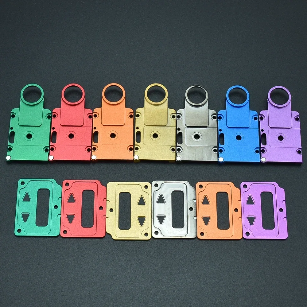 sxk BB 60W / 70W Box Mod Kit Screen Plate Button Plate Set Aluminum Alloy for SXK BB / Billet Vape Box Mod Kit