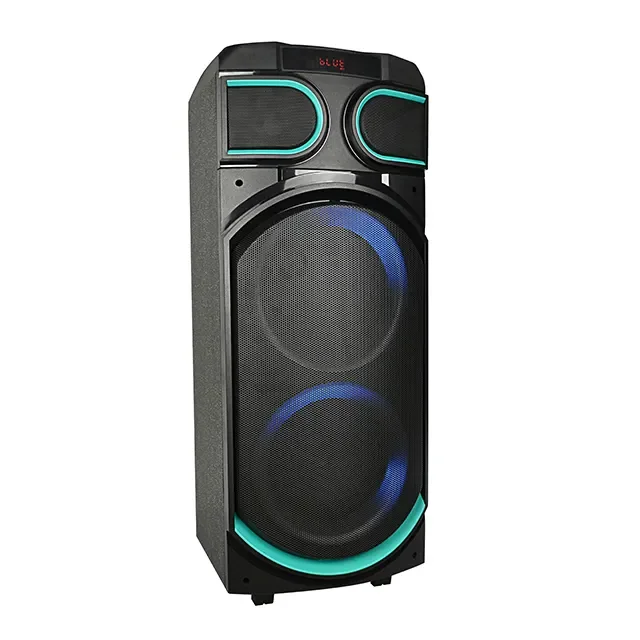 

ED-826 Dual 8 Inch Wholesale Professional DJ Karaoke Wireless BT with FM Radio Speakers